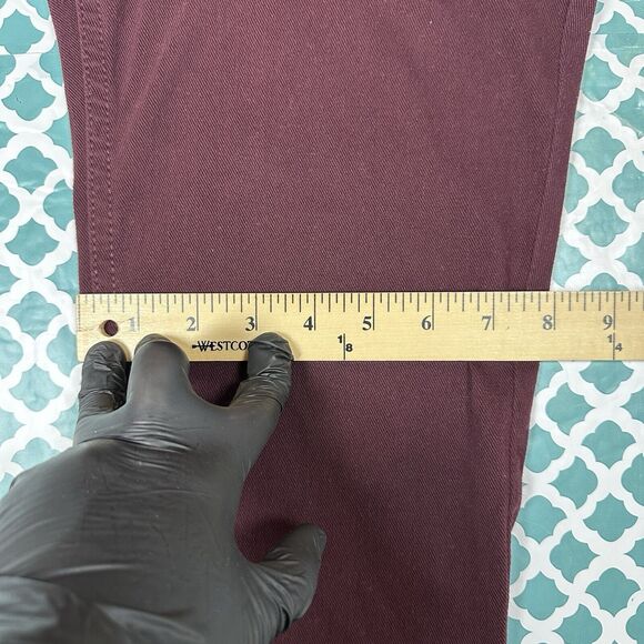 Basic Editions Jeggings Women’s Size XXL Maroon Pants Burgundy  Pull On Stretch - Picture 11 of 16